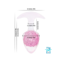 Анальная пробка Liebe Seele Icecream-shaped Crystal Anal Plug - Pink Medium