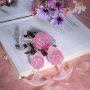 Анальная пробка Liebe Seele Icecream-shaped Crystal Anal Plug - Pink Medium