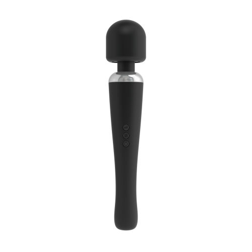 Мощный вибромассажер Dorcel Megawand Black перезаряжаемый, 160 режимов