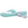 Роскошный вибратор-кролик Pillow Talk - Kinky Teal с кристаллом Сваровски, мощный