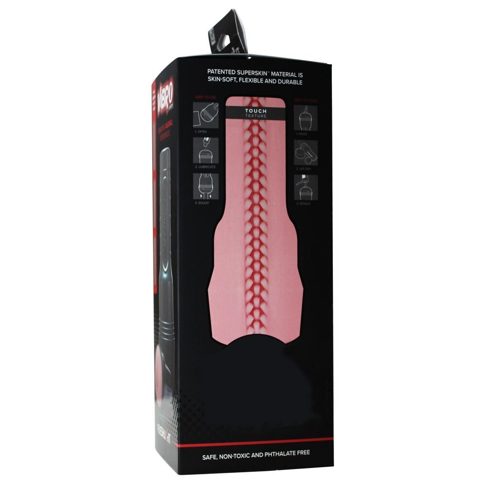 Мастурбатор с вибрацией Fleshlight Vibro Pink Lady Touch, три вибропули, стимулирующий рельеф