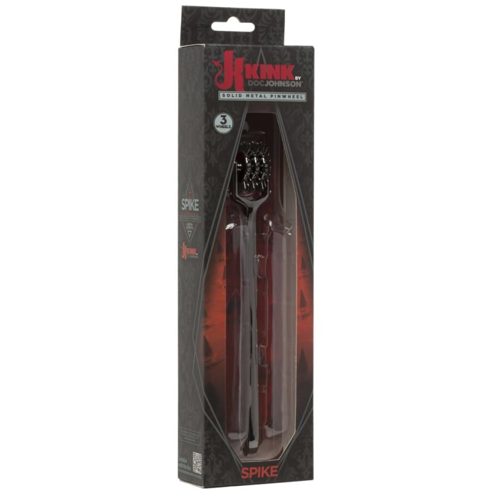 Колесо Вартенберга игольчатое на 3 ряда зубцов Doc Johnson Kink- Spike - Solid Metal Pinwheel - 3 Wh