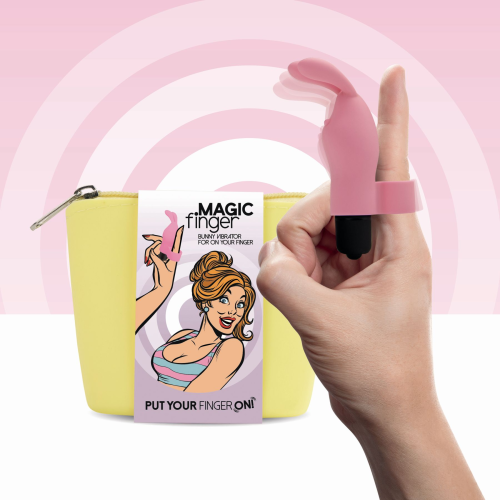 Вибратор на палец FeelzToys Magic Finger Vibrator Pink Вибратор на палец FeelzToys Magic Finger Vibrator Pink