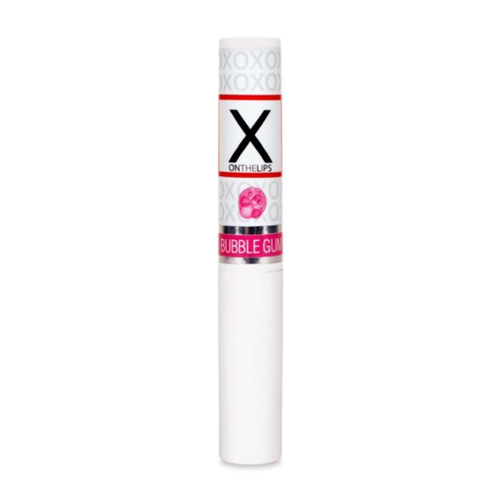 Стимулирующий бальзам для губ унисекс Sensuva - X on the Lips Bubble Gum с феромонами, жвачка