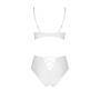 Эротический комплект с рисунком Passion LOVELIA BIKINI S/M, white