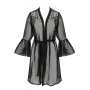 Воздушный пеньюар Passion LOVELIA PEIGNOIR L/XL, black