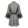 Воздушный пеньюар Passion LOVELIA PEIGNOIR L/XL, black