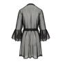 Воздушный пеньюар Passion LOVELIA PEIGNOIR XXL/XXXL, black