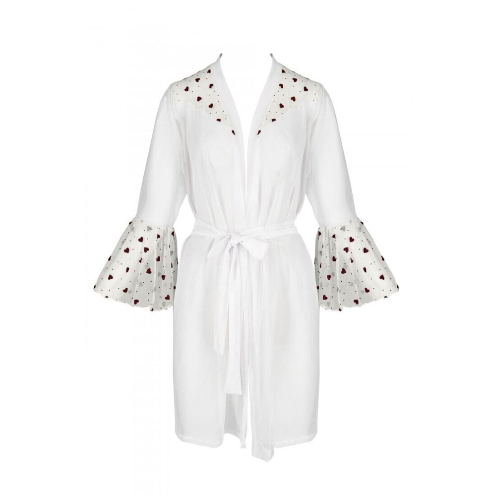 Воздушный пеньюар Passion LOVELIA PEIGNOIR S/M, white