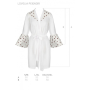 Воздушный пеньюар Passion LOVELIA PEIGNOIR XXL/XXXL, white