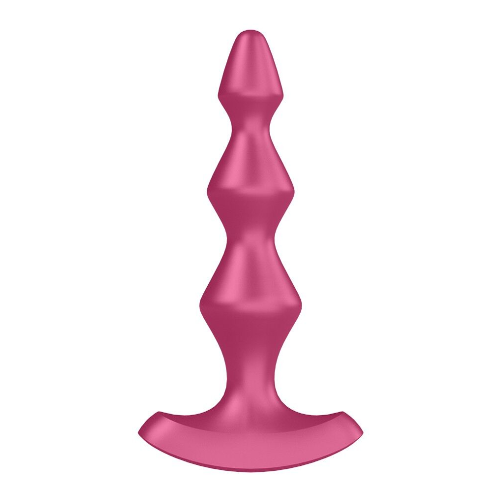 Анальный стимулятор-бусины с двумя моторами Satisfyer Lolli-Plug 1 Berry