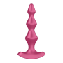 Анальный стимулятор-бусины с двумя моторами Satisfyer Lolli-Plug 1 Berry