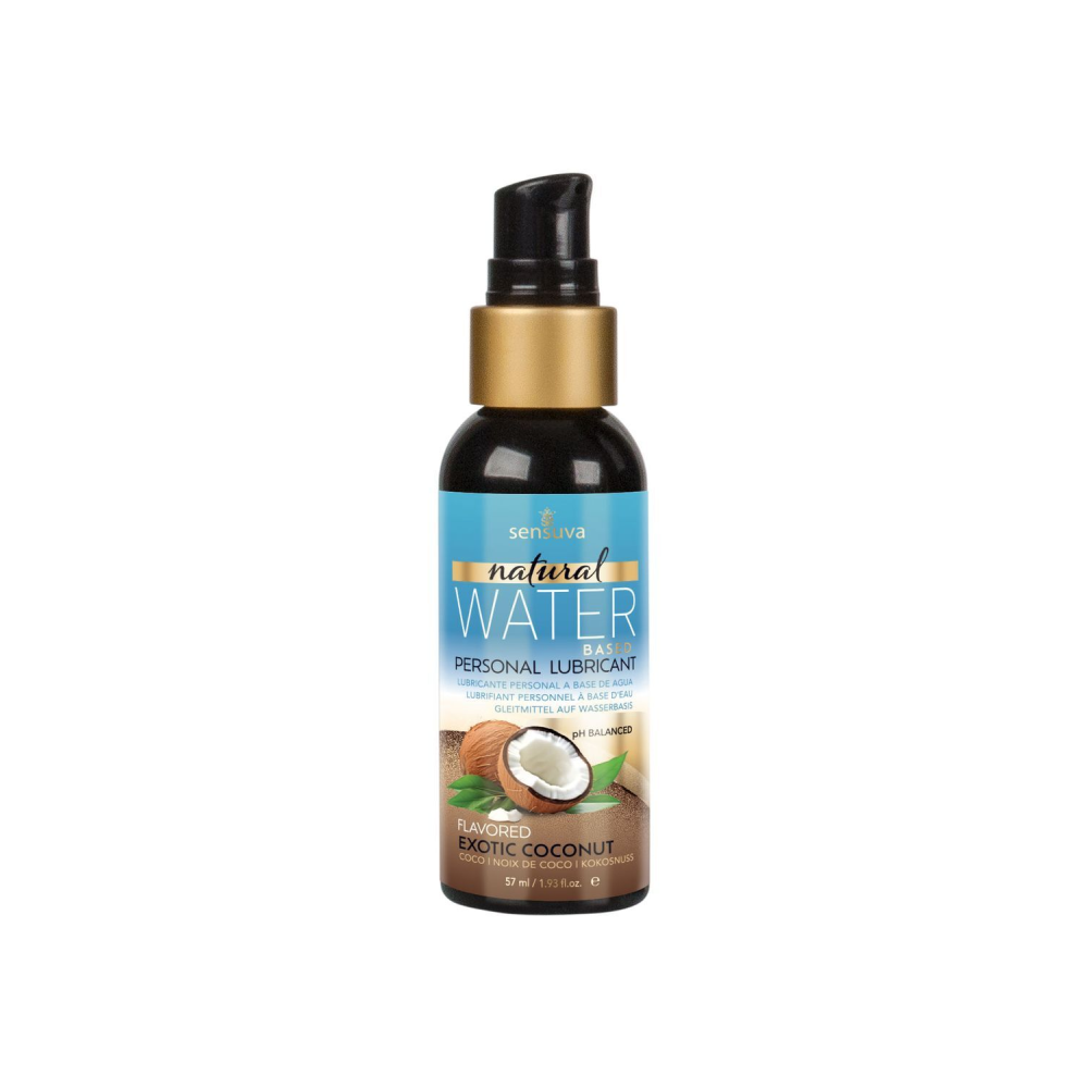 Смазка на водной основе Sensuva Natural Water-Based Exotic Coconut (57мл) без глицерина и парабенов