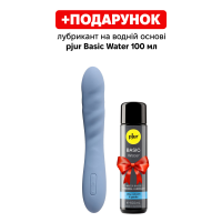 Смарт-вибратор с пульсацией Svakom Ava Neo, Cornflower Blue, 15 режимов работы, водонепроницаемый