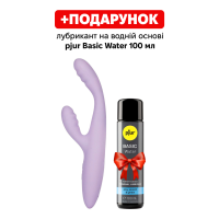 Тонкий кролик-вибратор Svakom Cici 2+ Lilac, управление со смартфона, подогрев до 38 °C